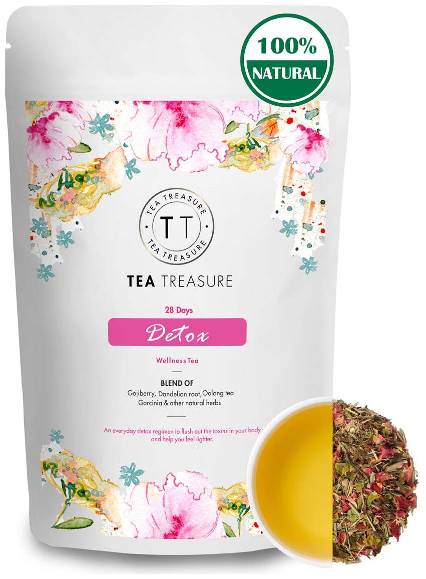 Tea Treasure 28 Day Detox Herbal Tea for Weight Loss - Slimming Tea Herbal Infusion Pouch 100g
Tea Treasure 28 Day Detox Herbal Tea for Weight Loss - Slimming Tea Herbal Infusion Pouch 100g