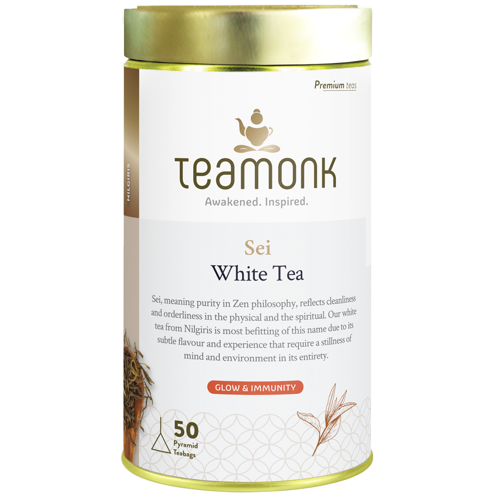Teamonk Sei Nilgiri White Tea 50 Tea Bags 
Teamonk Sei Nilgiri White Tea 50 Tea Bags