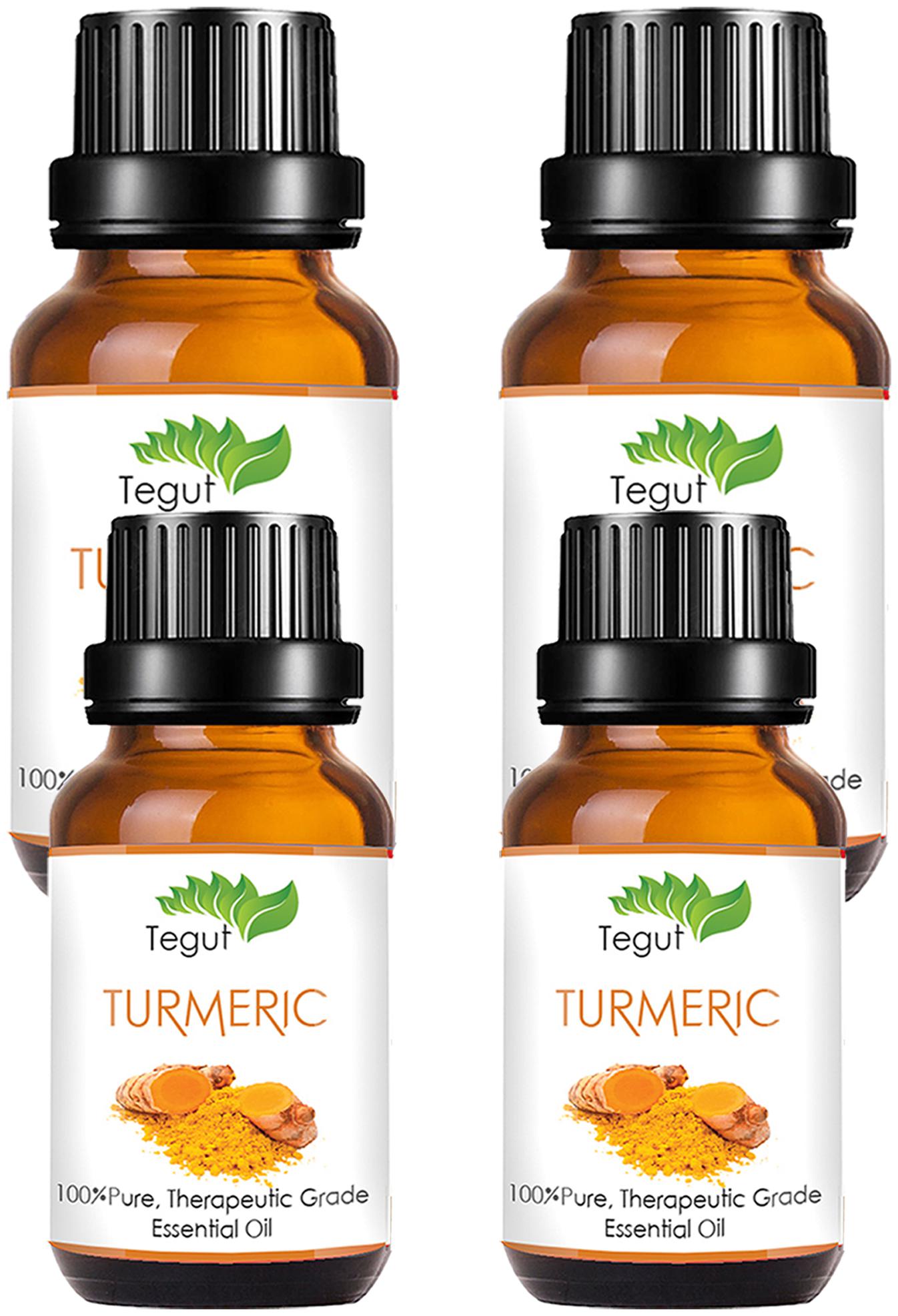 TEGUT Turmeric Essential Oil 100 Pure Natural Therapeutic Grade (18 ml) (Pack of 4)
TEGUT Turmeric Essential Oil 100 Pure Natural Therapeutic Grade (18 ml) (Pack of 4)