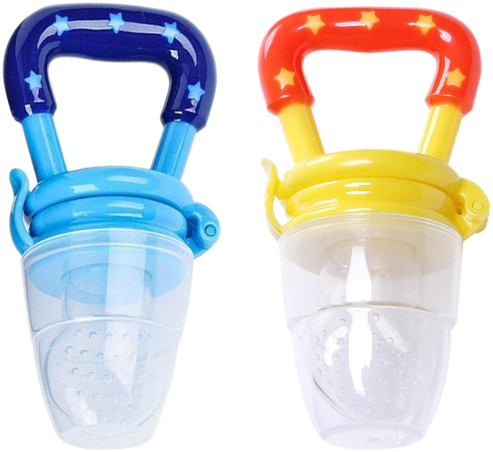 The Little Lookers Silicone Food Fruit Pacifier Nibbler Teether Soother for Babies Kids Children with Extra Nipple (Pacifier - Blue Yellow) (Pack of 2)
The Little Lookers Silicone Food Fruit Pacifier Nibbler Teether Soother for Babies Kids Children with Extra Nipple (Pacifier - Blue Yellow) (Pack of 2)