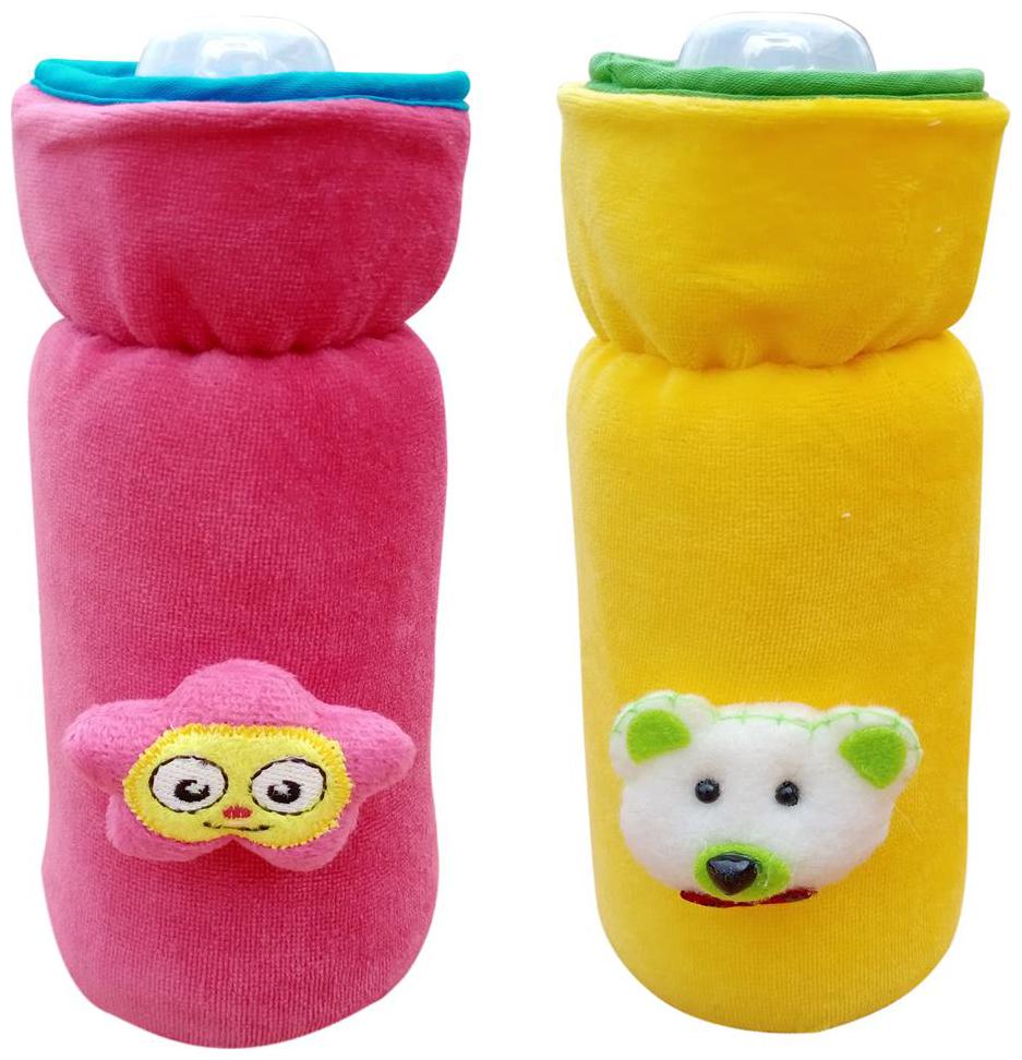 The Little Lookers Bottle Cover for Feeders Soft Plush Stretchable Baby Feeding Bottle Cover with Easy to Hold Strap Suitable for 200ml 240ml (Pack of 2)
The Little Lookers Bottle Cover for Feeders Soft Plush Stretchable Baby Feeding Bottle Cover with Easy to Hold Strap Suitable for 200ml 240ml (Pack of 2)