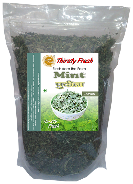 Thirsty Fresh Pudina Mint Leaves - Dehydrated 400 g each (Pack of 2) 
Thirsty Fresh Pudina Mint Leaves - Dehydrated 400 g each (Pack of 2)