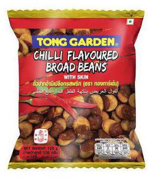 Tong Garden Broad Beans with skin - Chilli Flavour 120 g
Tong Garden Broad Beans with skin - Chilli Flavour 120 g