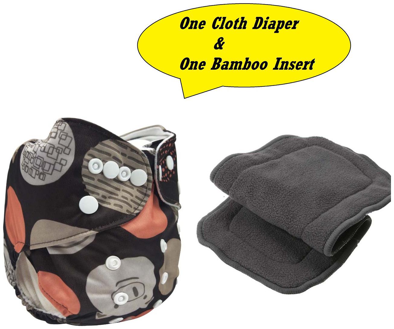 Triple B 3-15kg Adjustable Size Bamboo Charcoal Inner Pocket Diaper Baby Reusable Cloth Diaper Nappies - CHH-05
Triple B 3-15kg Adjustable Size Bamboo Charcoal Inner Pocket Diaper Baby Reusable Cloth Diaper Nappies - CHH-05