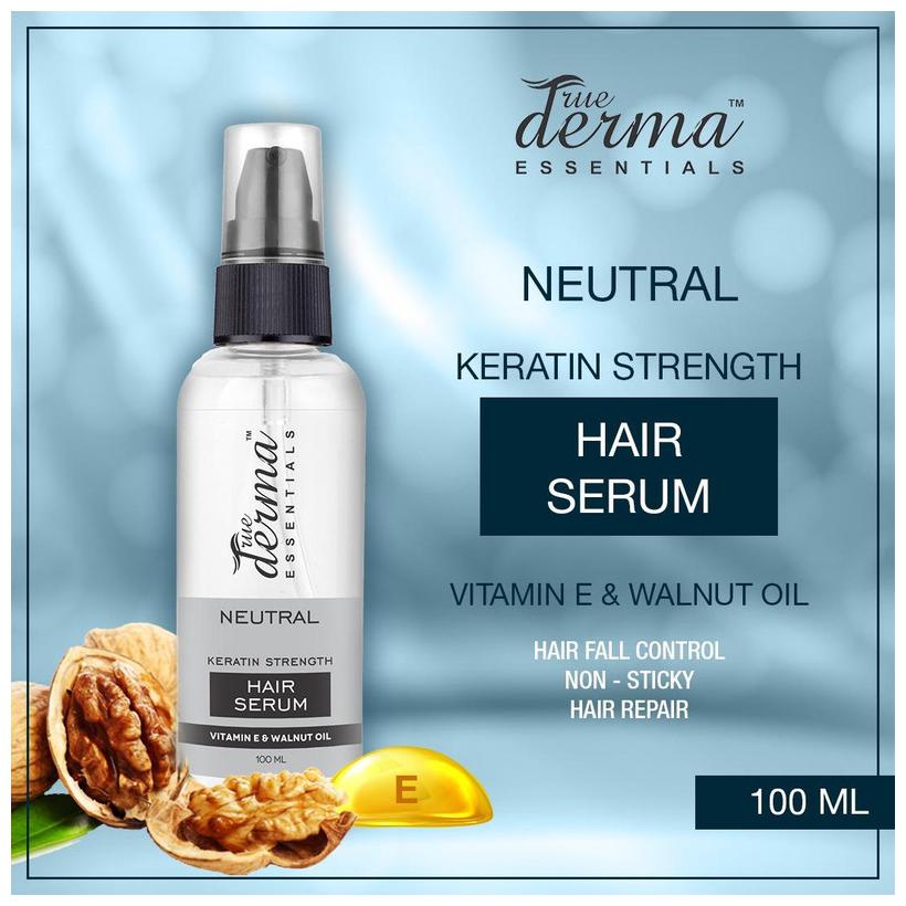 True Derma Essentials Keratin Strength Hair Serum - with Vitamin E Walnut Oil -(100 ml Pack of 1)
True Derma Essentials Keratin Strength Hair Serum - with Vitamin E Walnut Oil -(100 ml Pack of 1)