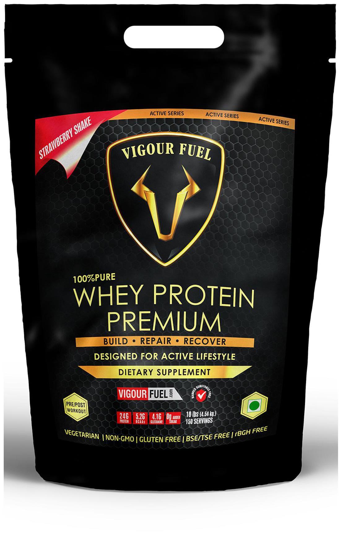 Vigour Fuel (VF Vigourfuel) Premium Whey Protein Powder with Digestive Enzymes Probiotics-10 lbs (4 54 kg) Strawberry Shake
Vigour Fuel (VF Vigourfuel) Premium Whey Protein Powder with Digestive Enzymes Probiotics-10 lbs (4 54 kg) Strawberry Shake