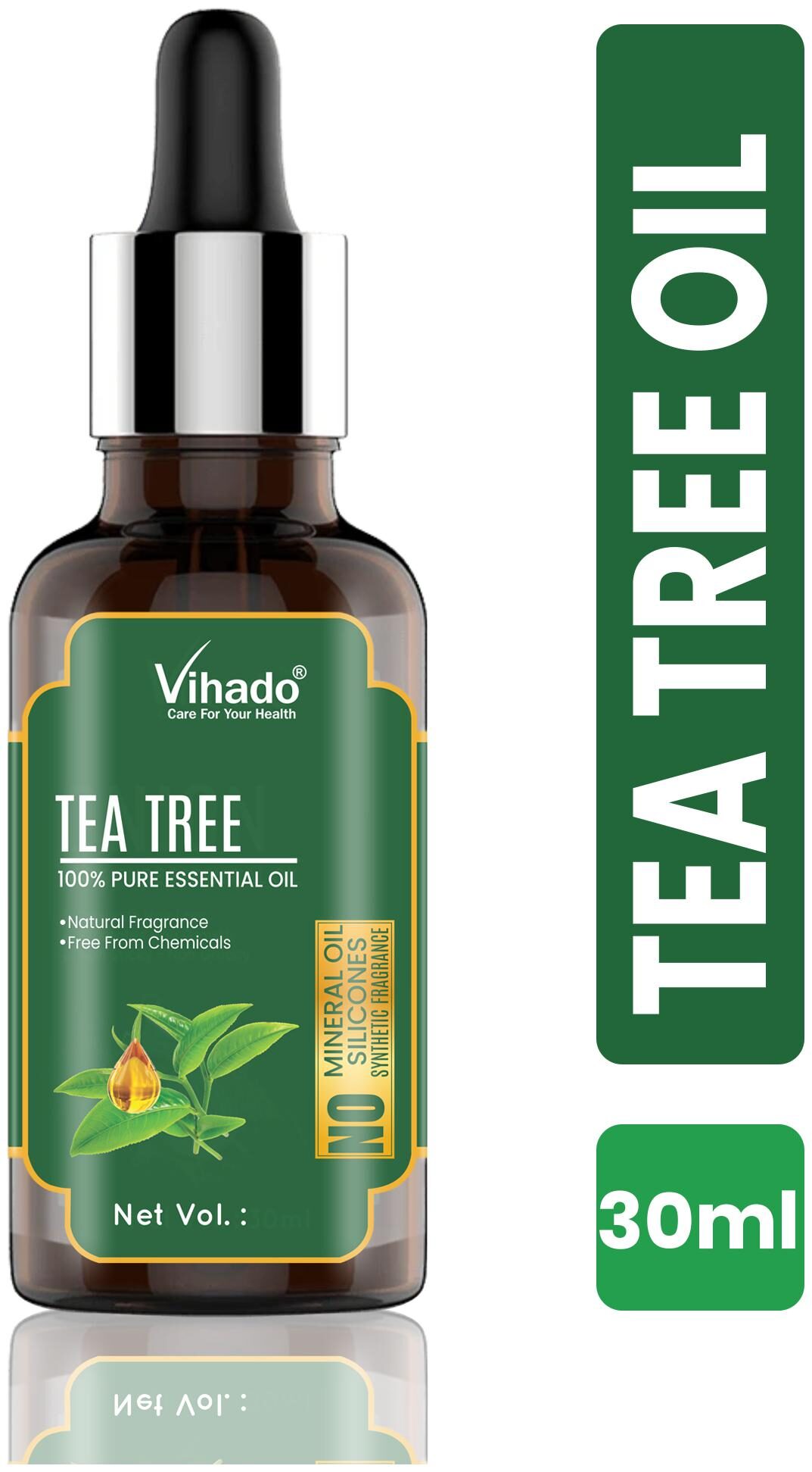 Vihado Tea Tree Essential Oil For Skin Hair Face Acne Care Pure Natural And Undiluted Therapeutic Grade Essential Oil 30 ml (Pack of 1)
Vihado Tea Tree Essential Oil For Skin Hair Face Acne Care Pure Natural And Undiluted Therapeutic Grade Essential Oil 30 ml (Pack of 1)