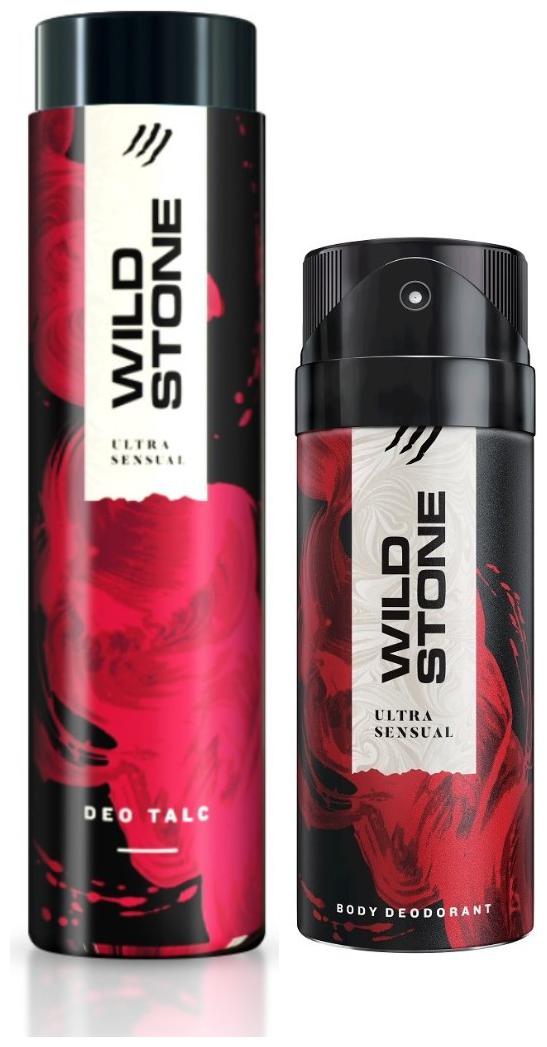 Wild Stone Ultra Sensual Talc (300 g) and Ultra Sensual Deodorant (150 ml ) for men- Pack of 2
Wild Stone Ultra Sensual Talc (300 g) and Ultra Sensual Deodorant (150 ml ) for men- Pack of 2