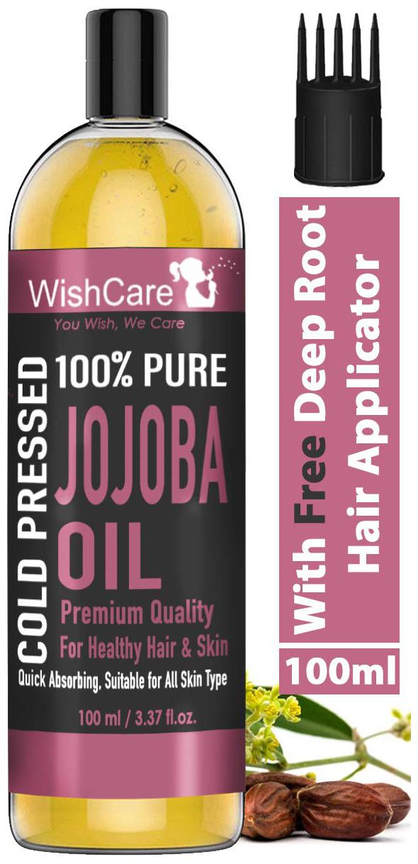 WishCare Pure Cold Pressed Natural Unrefined Jojoba Oil Moisturizer for Skin Hair and Nails 100 ml Pack of 1
WishCare Pure Cold Pressed Natural Unrefined Jojoba Oil Moisturizer for Skin Hair and Nails 100 ml Pack of 1