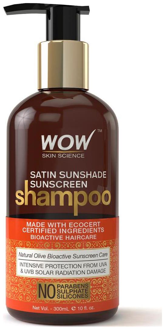 Wow Skin Science Satin Sunshade Sunscreen Shampoo - No Parabens Sulphates Silicones - 300 ml
Wow Skin Science Satin Sunshade Sunscreen Shampoo - No Parabens Sulphates Silicones - 300 ml