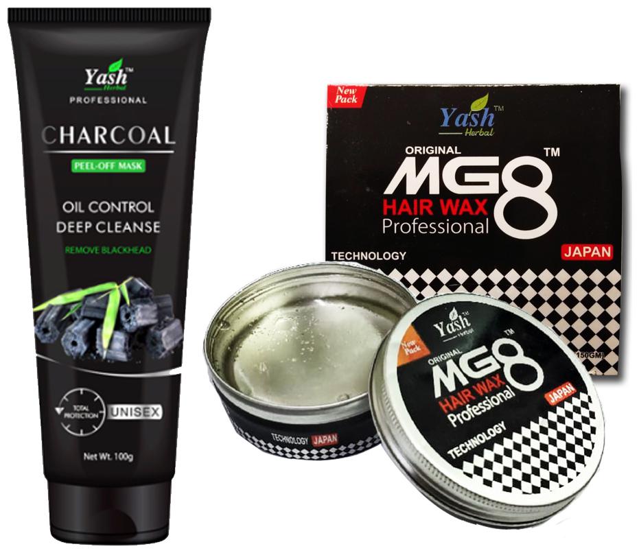 Yash Herbal Total Protection Unisex Charcoal Peel-off Mask 100g Original MG8 Hair Wax Professional 150g Japan Technology (Pack of 2)
Yash Herbal Total Protection Unisex Charcoal Peel-off Mask 100g Original MG8 Hair Wax Professional 150g Japan Technology (Pack of 2)