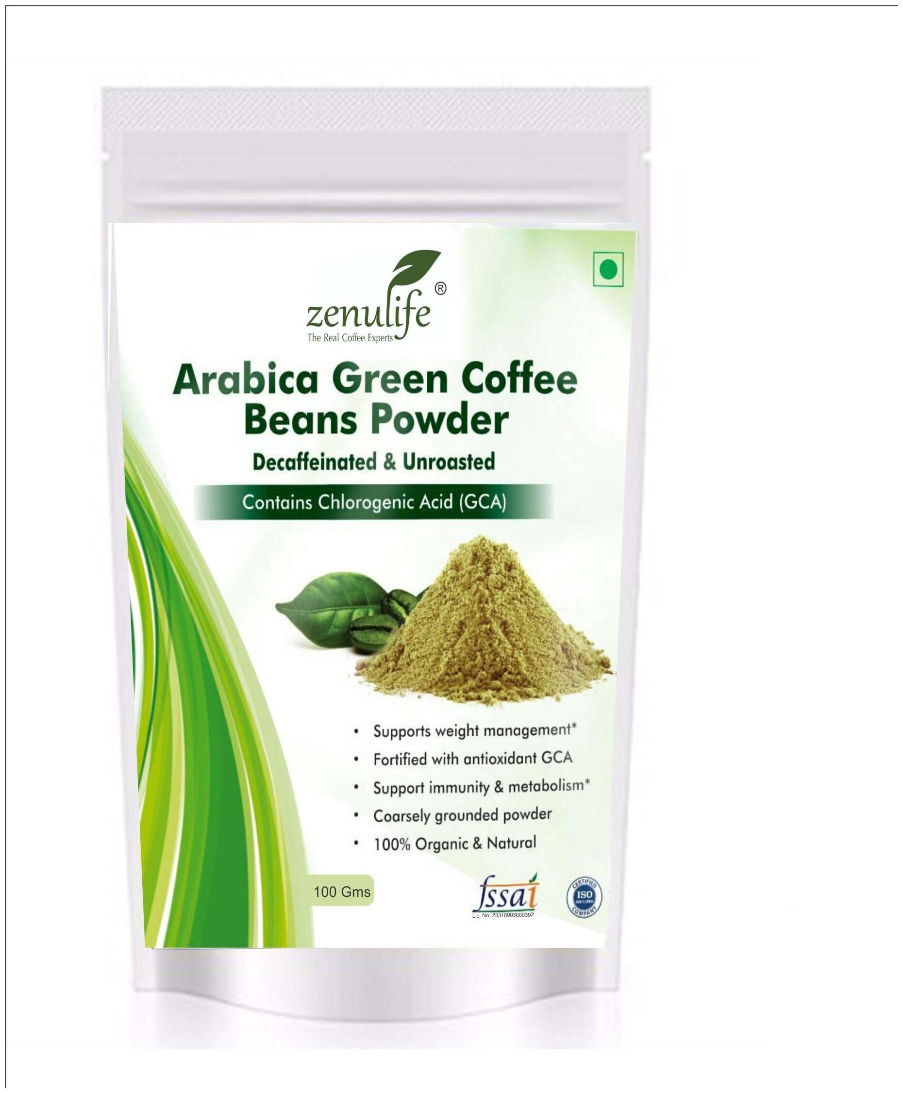 Zenulife Green coffee beans Powder 100 g Pack of 1
Zenulife Green coffee beans Powder 100 g Pack of 1