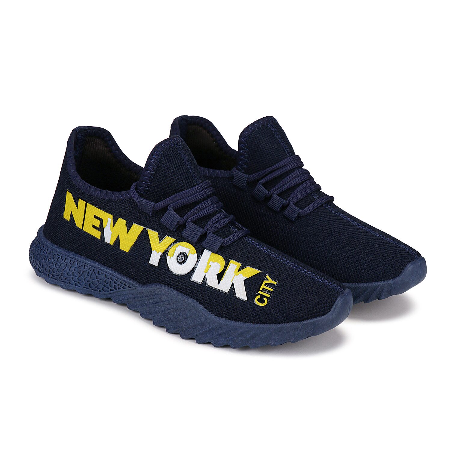 BERSACHE Men Running Shoes ( Blue )