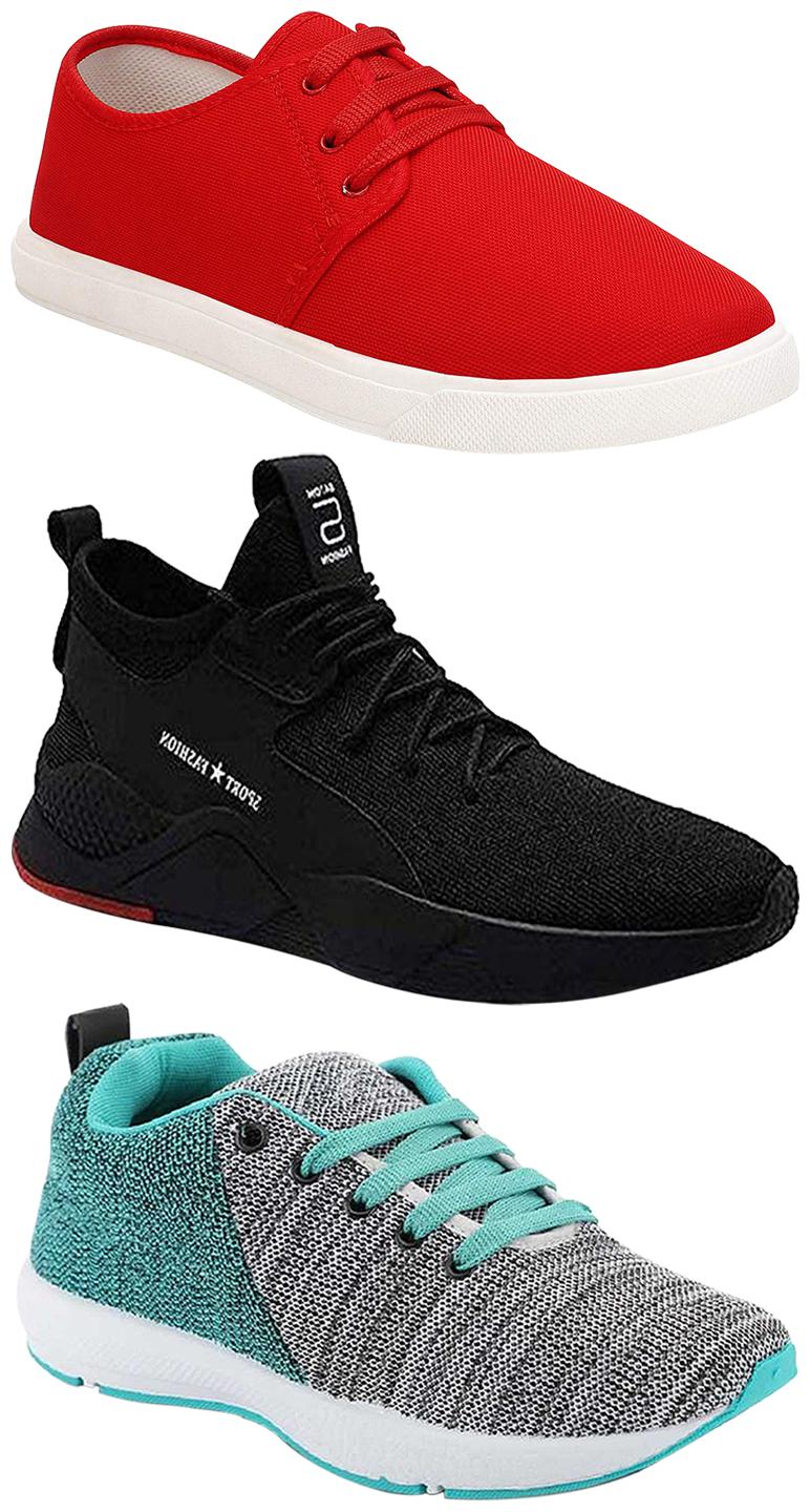 Birde Men Multicolor Mesh Canvas Casual Sports Sneakers Runnning Shoes for Men s Boy s - UK9 (Combo of 3)
Birde Men Multicolor Mesh Canvas Casual Sports Sneakers Runnning Shoes for Men s Boy s - UK9 (Combo of 3)