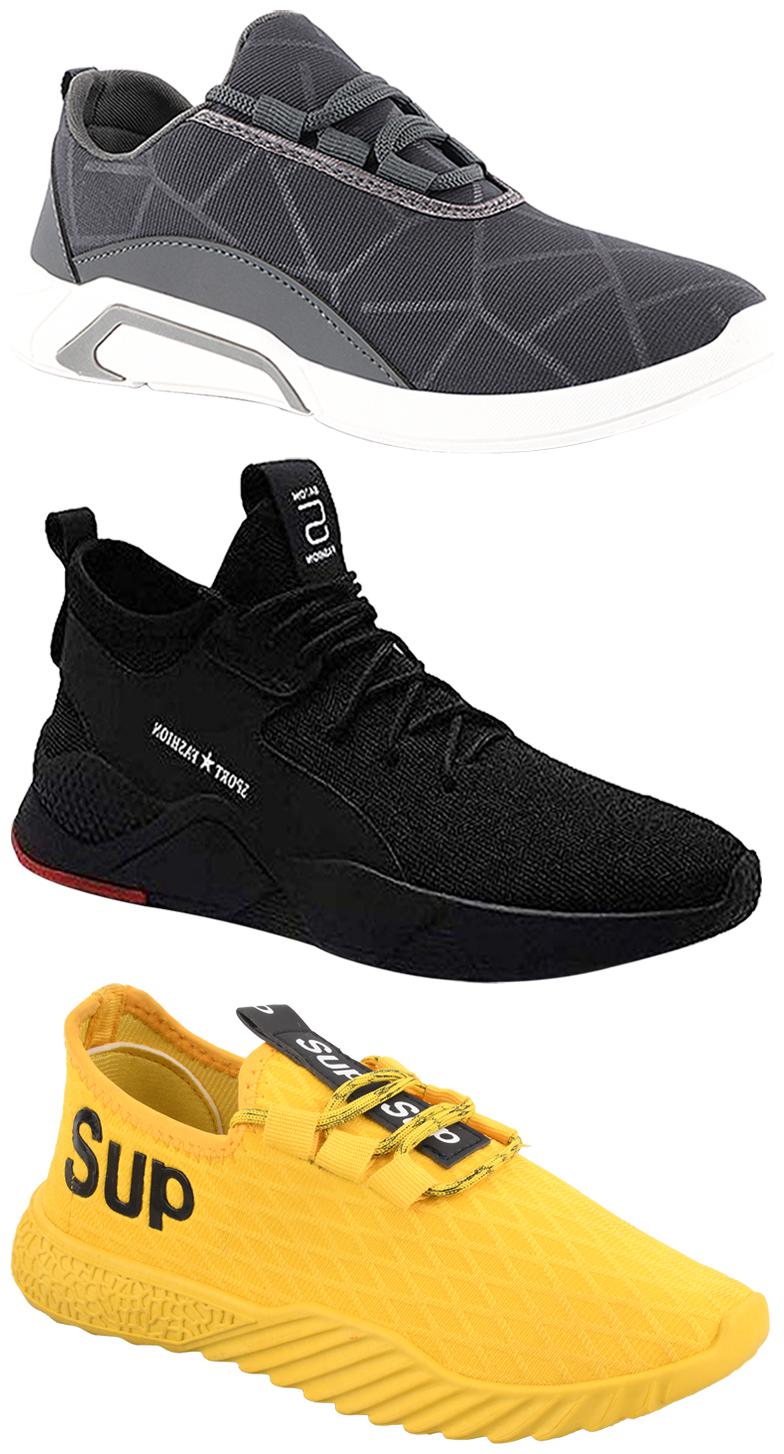 Birde Men Multicolor Mesh Canvas Casual Sports Sneakers Runnning Shoes for Men s Boy s - UK6 (Combo of 3)
Birde Men Multicolor Mesh Canvas Casual Sports Sneakers Runnning Shoes for Men s Boy s - UK6 (Combo of 3)