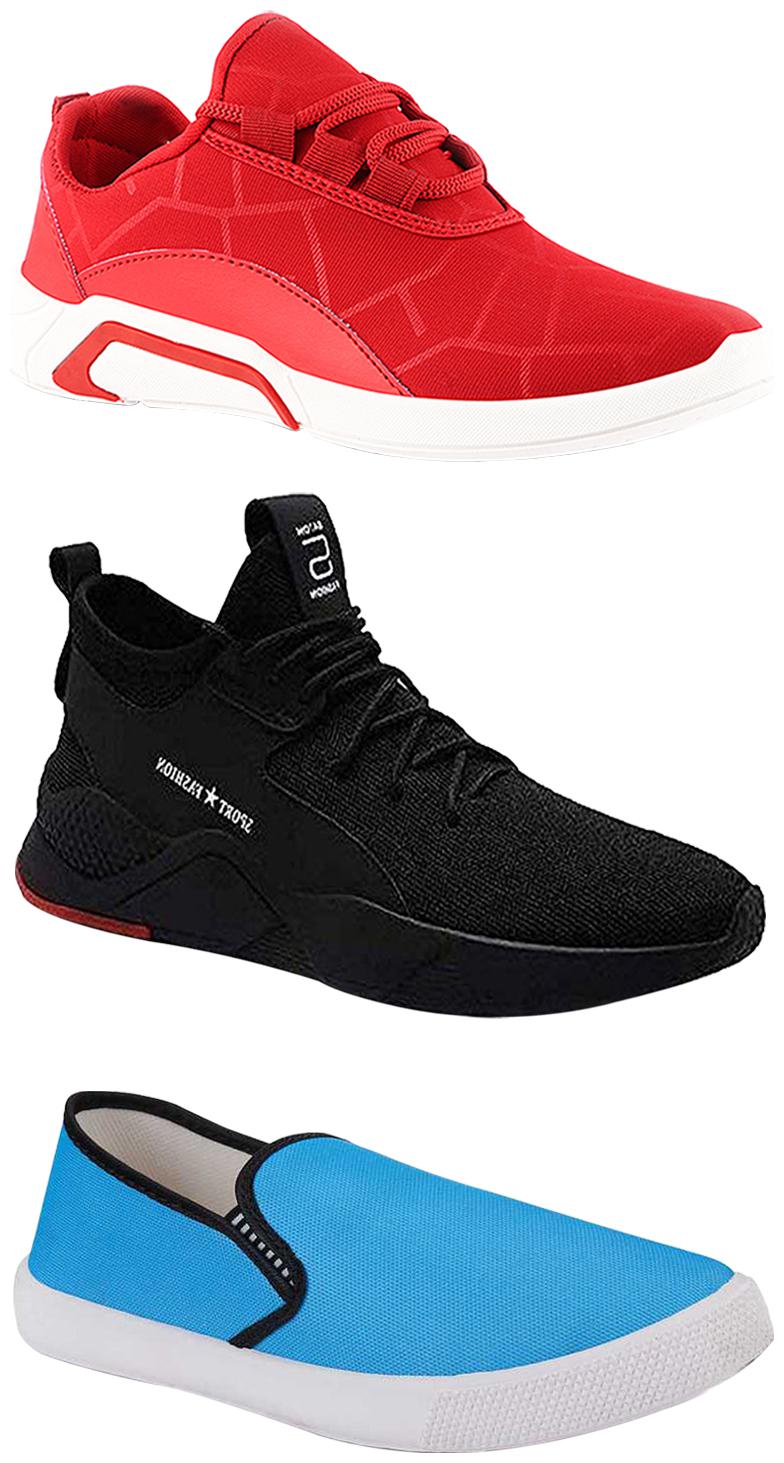 Birde Men Multicolor Mesh Canvas Casual Sports Sneakers Runnning Shoes for Men s Boy s - UK9 (Combo of 3)
Birde Men Multicolor Mesh Canvas Casual Sports Sneakers Runnning Shoes for Men s Boy s - UK9 (Combo of 3)