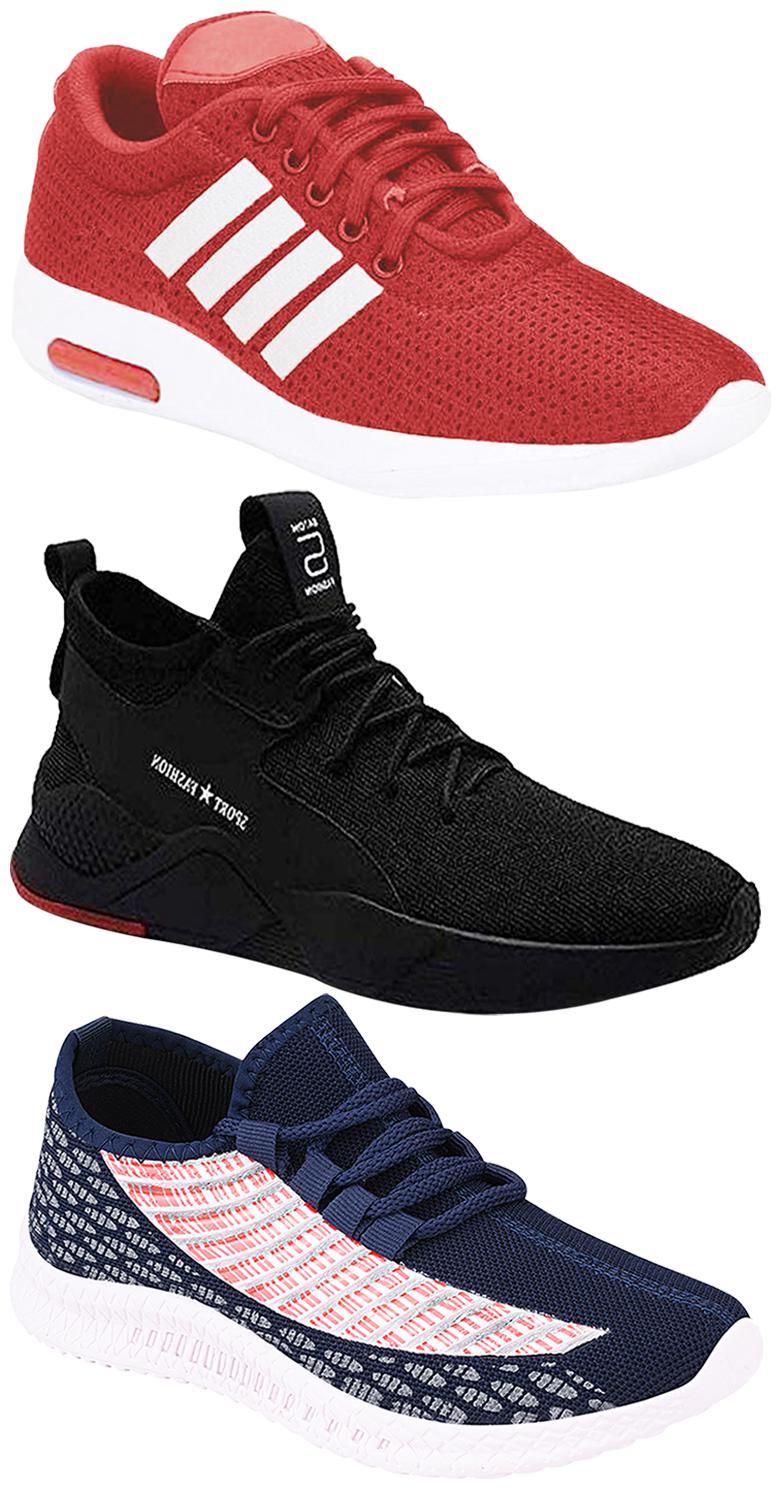 Birde Men Multicolor Mesh Canvas Casual Sports Sneakers Runnning Shoes for Men s Boy s - UK10 (Combo of 3)
Birde Men Multicolor Mesh Canvas Casual Sports Sneakers Runnning Shoes for Men s Boy s - UK10 (Combo of 3)