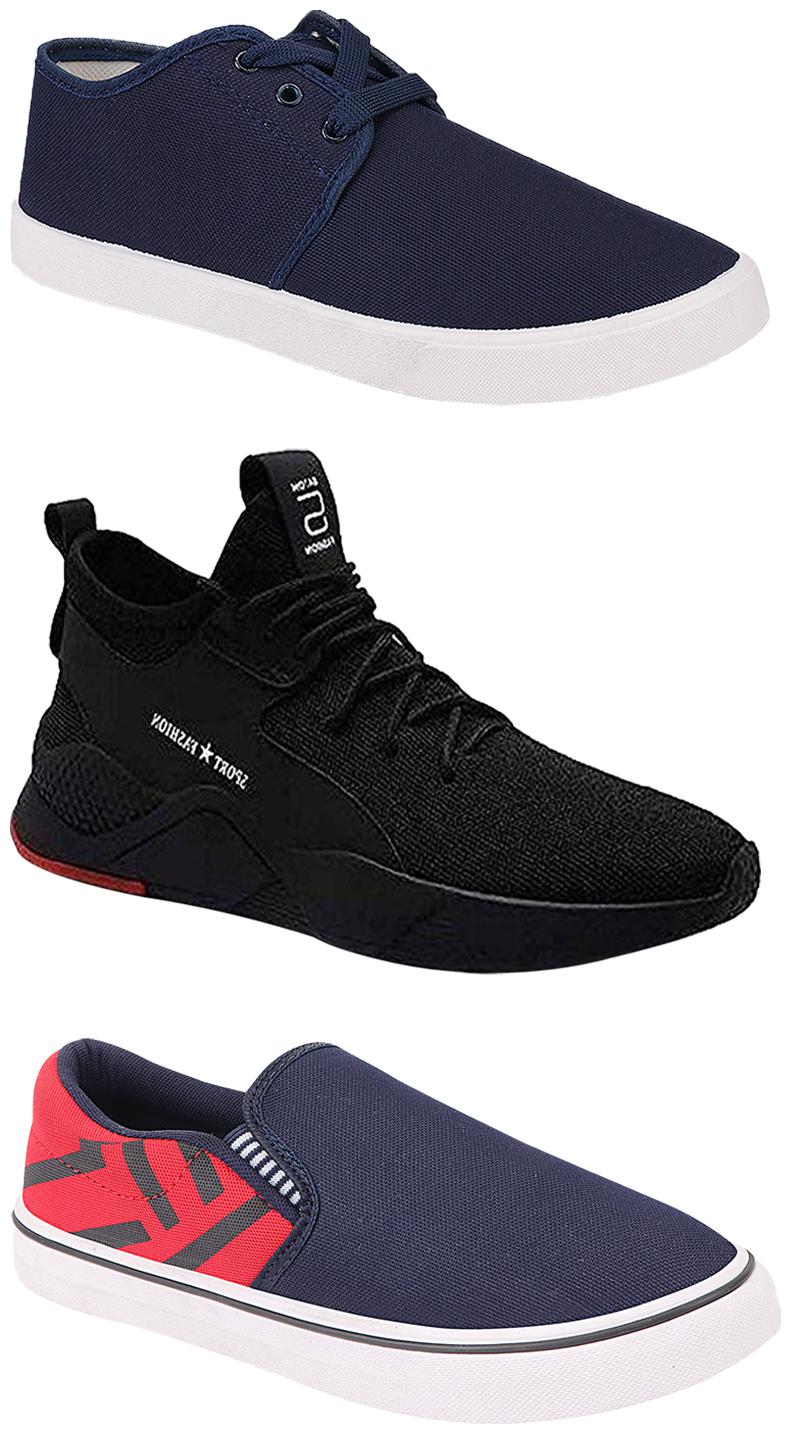 Birde Men Multicolor Mesh Canvas Casual Sports Sneakers Runnning Shoes for Men s Boy s - UK8 (Combo of 3)
Birde Men Multicolor Mesh Canvas Casual Sports Sneakers Runnning Shoes for Men s Boy s - UK8 (Combo of 3)