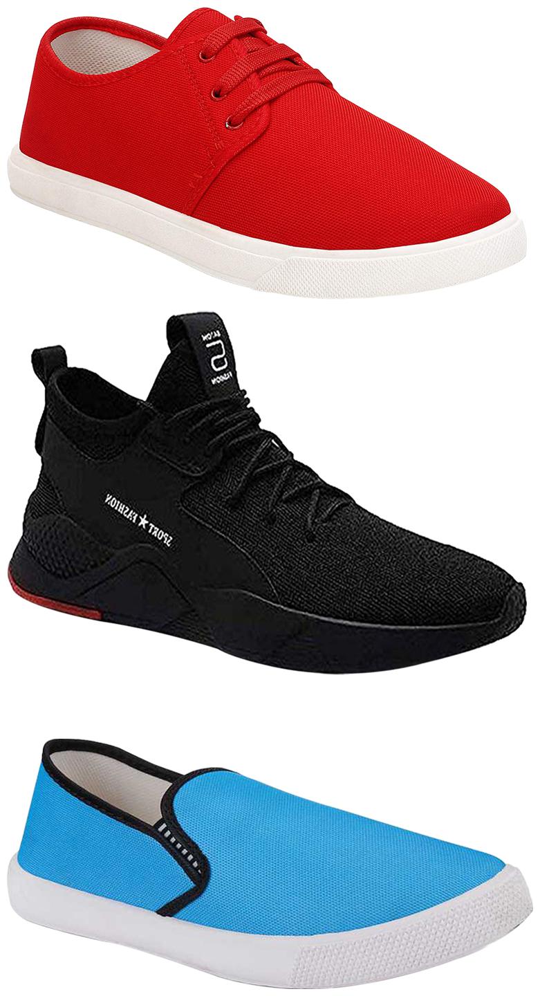 Birde Men Multicolor Mesh Canvas Casual Sports Sneakers Runnning Shoes for Men s Boy s - UK8 (Combo of 3)
Birde Men Multicolor Mesh Canvas Casual Sports Sneakers Runnning Shoes for Men s Boy s - UK8 (Combo of 3)