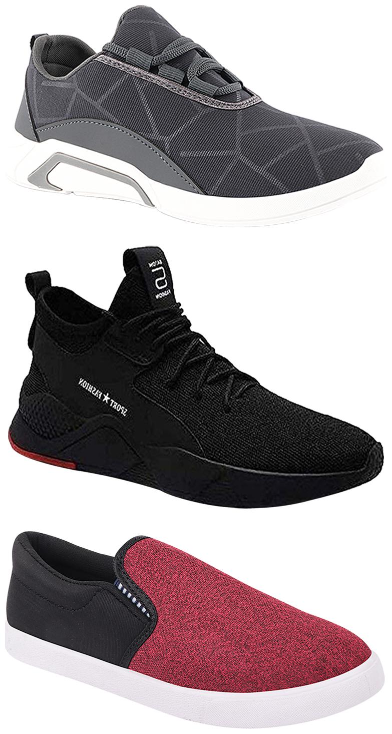 Birde Men Multicolor Mesh Canvas Casual Sports Sneakers Runnning Shoes for Men s Boy s - UK9 (Combo of 3)
Birde Men Multicolor Mesh Canvas Casual Sports Sneakers Runnning Shoes for Men s Boy s - UK9 (Combo of 3)