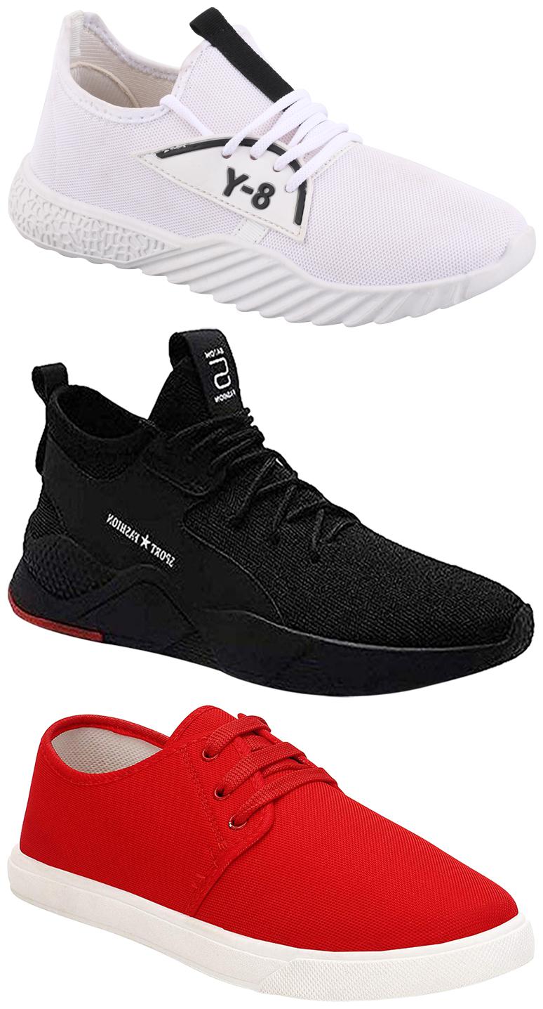 Birde Men Multicolor Mesh Canvas Casual Sports Sneakers Runnning Shoes for Men s Boy s - UK7 (Combo of 3)
Birde Men Multicolor Mesh Canvas Casual Sports Sneakers Runnning Shoes for Men s Boy s - UK7 (Combo of 3)