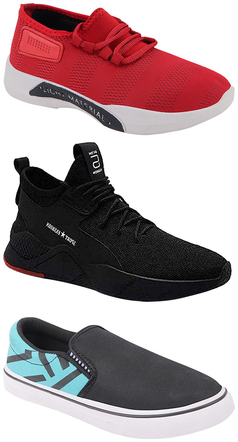 Birde Men Multicolor Mesh Canvas Casual Sports Sneakers Runnning Shoes for Men s Boy s - UK8 (Combo of 3)
Birde Men Multicolor Mesh Canvas Casual Sports Sneakers Runnning Shoes for Men s Boy s - UK8 (Combo of 3)