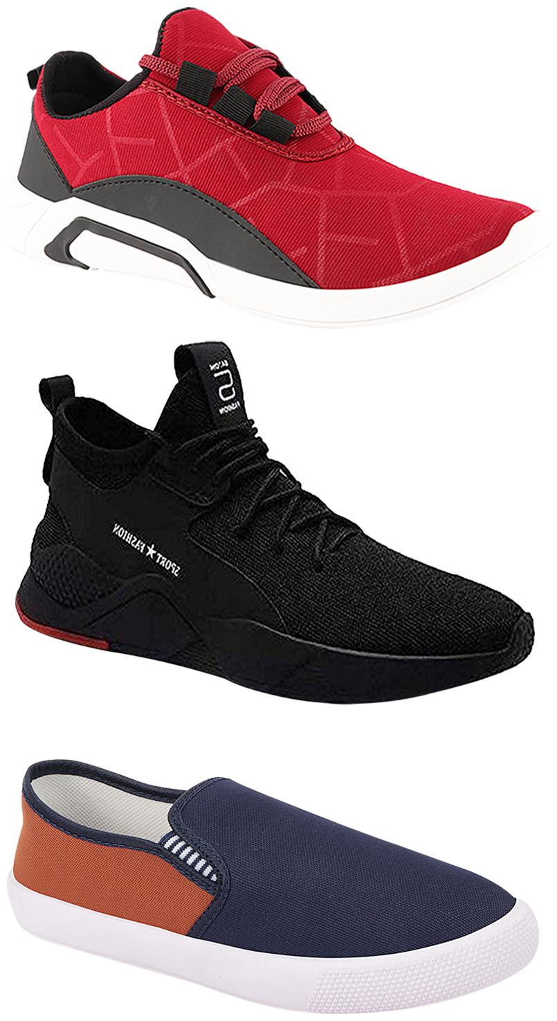 Birde Men Multicolor Mesh Canvas Casual Sports Sneakers Runnning Shoes for Men s Boy s - UK10 (Combo of 3)
Birde Men Multicolor Mesh Canvas Casual Sports Sneakers Runnning Shoes for Men s Boy s - UK10 (Combo of 3)