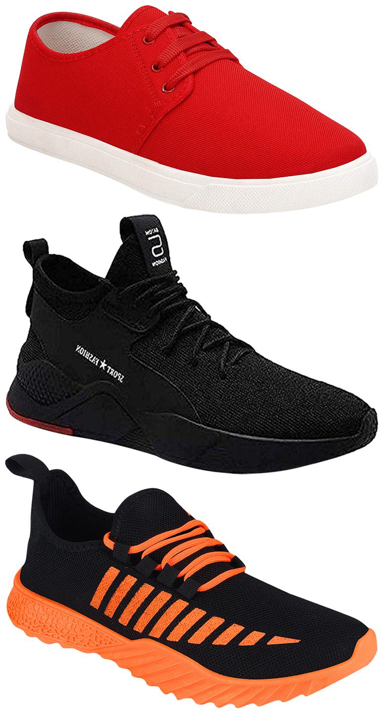 Birde Men Multicolor Mesh Canvas Casual Sports Sneakers Runnning Shoes for Men s Boy s - UK10 (Combo of 3)
Birde Men Multicolor Mesh Canvas Casual Sports Sneakers Runnning Shoes for Men s Boy s - UK10 (Combo of 3)