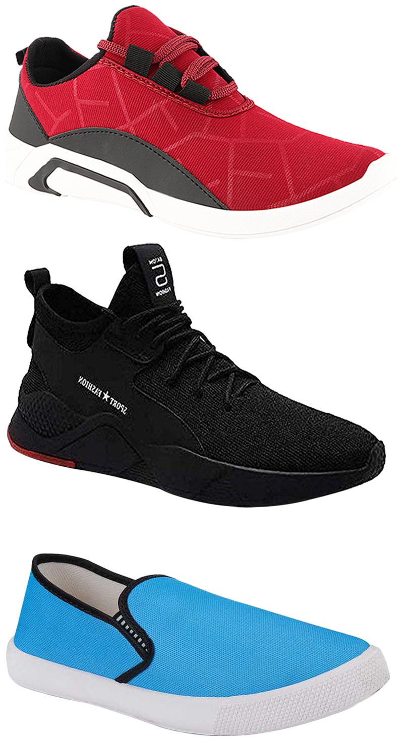 Birde Men Multicolor Mesh Canvas Casual Sports Sneakers Runnning Shoes for Men s Boy s - UK9 (Combo of 3)
Birde Men Multicolor Mesh Canvas Casual Sports Sneakers Runnning Shoes for Men s Boy s - UK9 (Combo of 3)