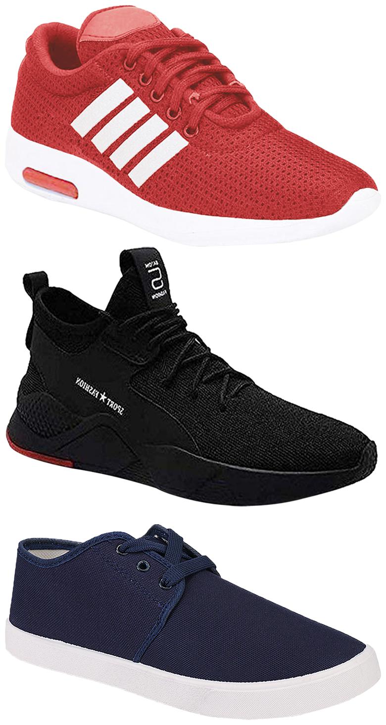 Birde Men Multicolor Mesh Canvas Casual Sports Sneakers Runnning Shoes for Men s Boy s - UK9 (Combo of 3)
Birde Men Multicolor Mesh Canvas Casual Sports Sneakers Runnning Shoes for Men s Boy s - UK9 (Combo of 3)