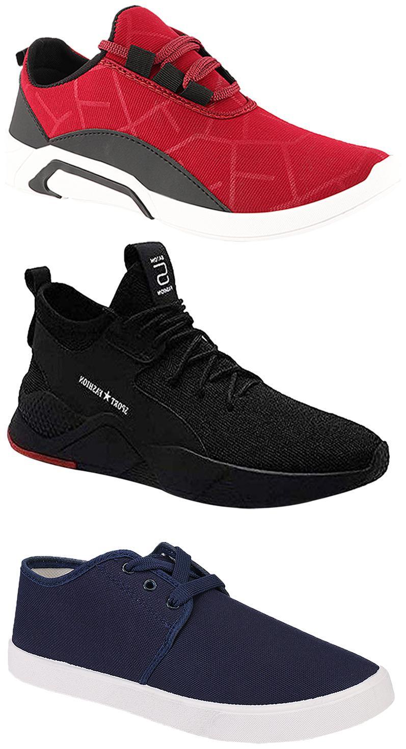 Birde Men Multicolor Mesh Canvas Casual Sports Sneakers Runnning Shoes for Men s Boy s - UK7 (Combo of 3)
Birde Men Multicolor Mesh Canvas Casual Sports Sneakers Runnning Shoes for Men s Boy s - UK7 (Combo of 3)