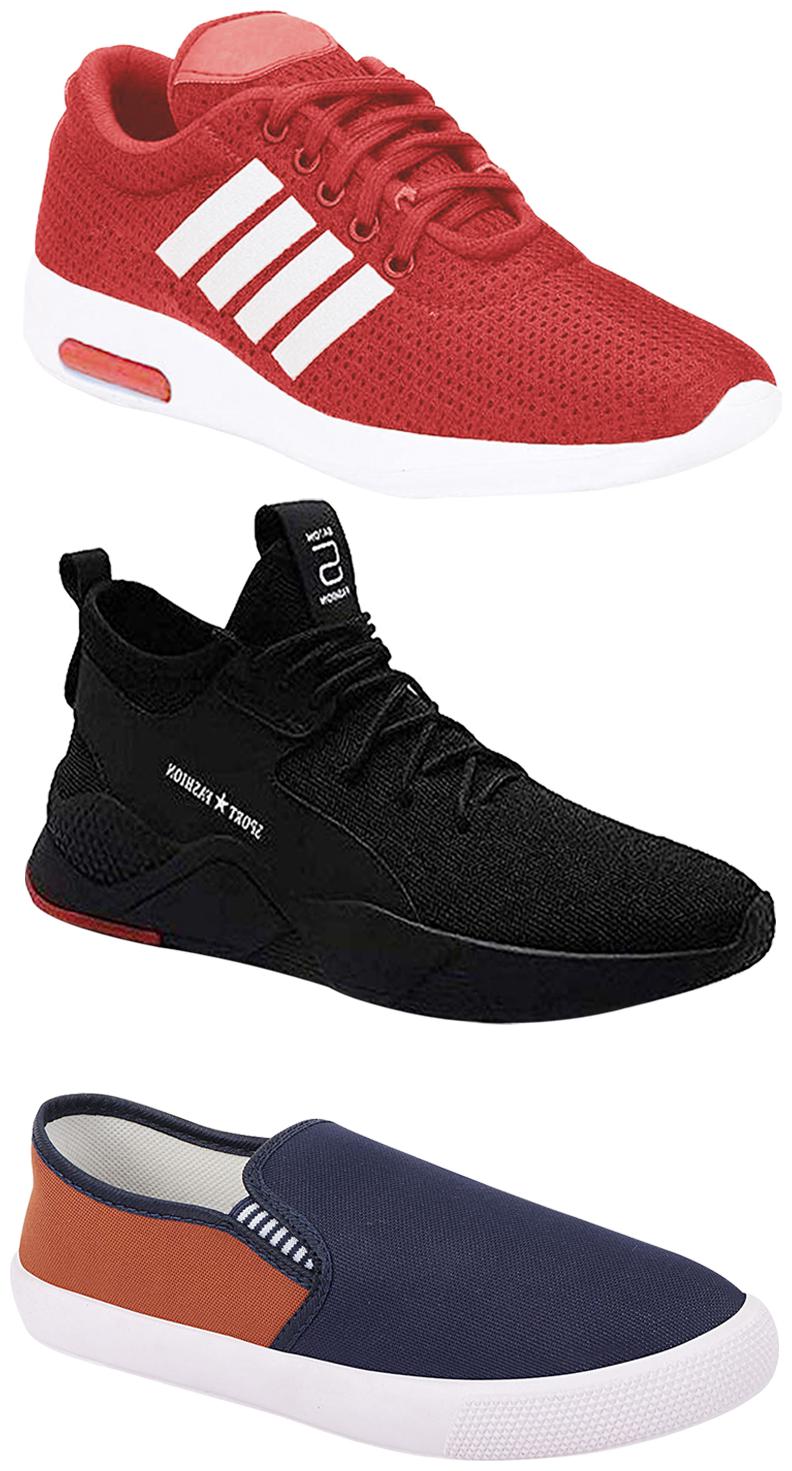 Birde Men Multicolor Mesh Canvas Casual Sports Sneakers Runnning Shoes for Men s Boy s - UK8 (Combo of 3)
Birde Men Multicolor Mesh Canvas Casual Sports Sneakers Runnning Shoes for Men s Boy s - UK8 (Combo of 3)