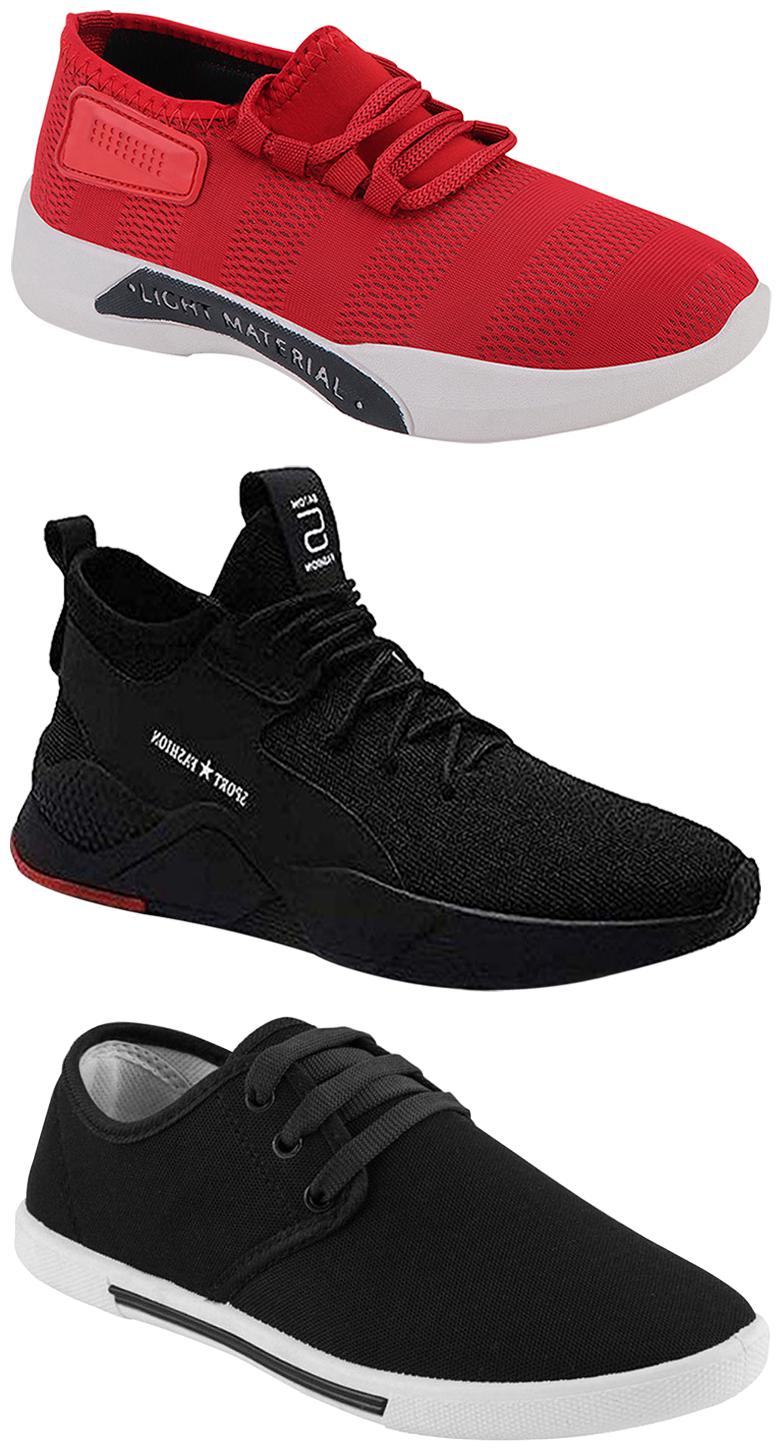 Birde Men Multicolor Mesh Canvas Casual Sports Sneakers Runnning Shoes for Men s Boy s - UK10 (Combo of 3)
Birde Men Multicolor Mesh Canvas Casual Sports Sneakers Runnning Shoes for Men s Boy s - UK10 (Combo of 3)