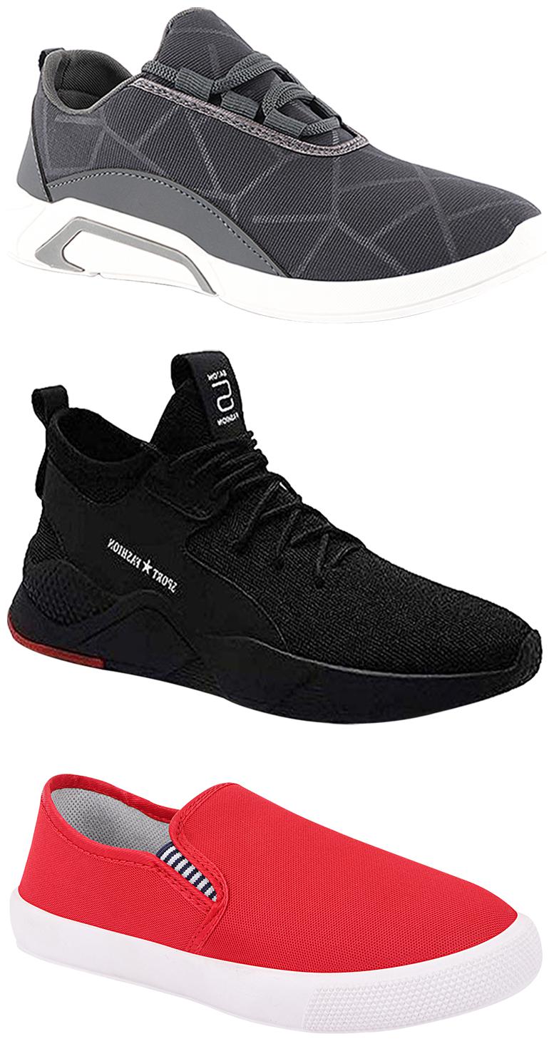Birde Men Multicolor Mesh Canvas Casual Sports Sneakers Runnning Shoes for Men s Boy s - UK7 (Combo of 3)
Birde Men Multicolor Mesh Canvas Casual Sports Sneakers Runnning Shoes for Men s Boy s - UK7 (Combo of 3)