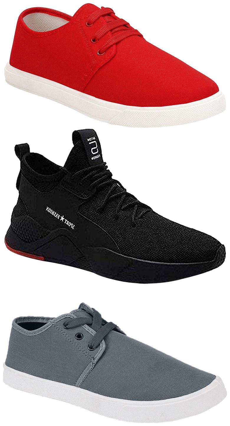 Birde Men Multicolor Mesh Canvas Casual Sports Sneakers Runnning Shoes for Men s Boy s - UK10 (Combo of 3)
Birde Men Multicolor Mesh Canvas Casual Sports Sneakers Runnning Shoes for Men s Boy s - UK10 (Combo of 3)