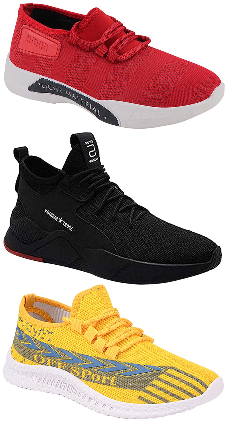 Birde Men Multicolor Mesh Canvas Casual Sports Sneakers Runnning Shoes for Men s Boy s - UK10 (Combo of 3)
Birde Men Multicolor Mesh Canvas Casual Sports Sneakers Runnning Shoes for Men s Boy s - UK10 (Combo of 3)