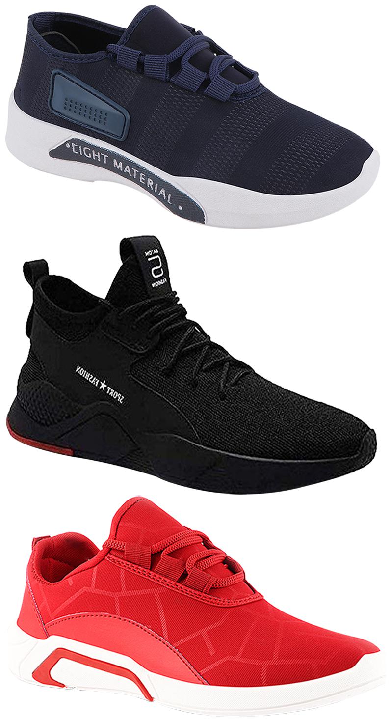 Birde Men Multicolor Mesh Canvas Casual Sports Sneakers Runnning Shoes for Men s Boy s - UK10 (Combo of 3)
Birde Men Multicolor Mesh Canvas Casual Sports Sneakers Runnning Shoes for Men s Boy s - UK10 (Combo of 3)
