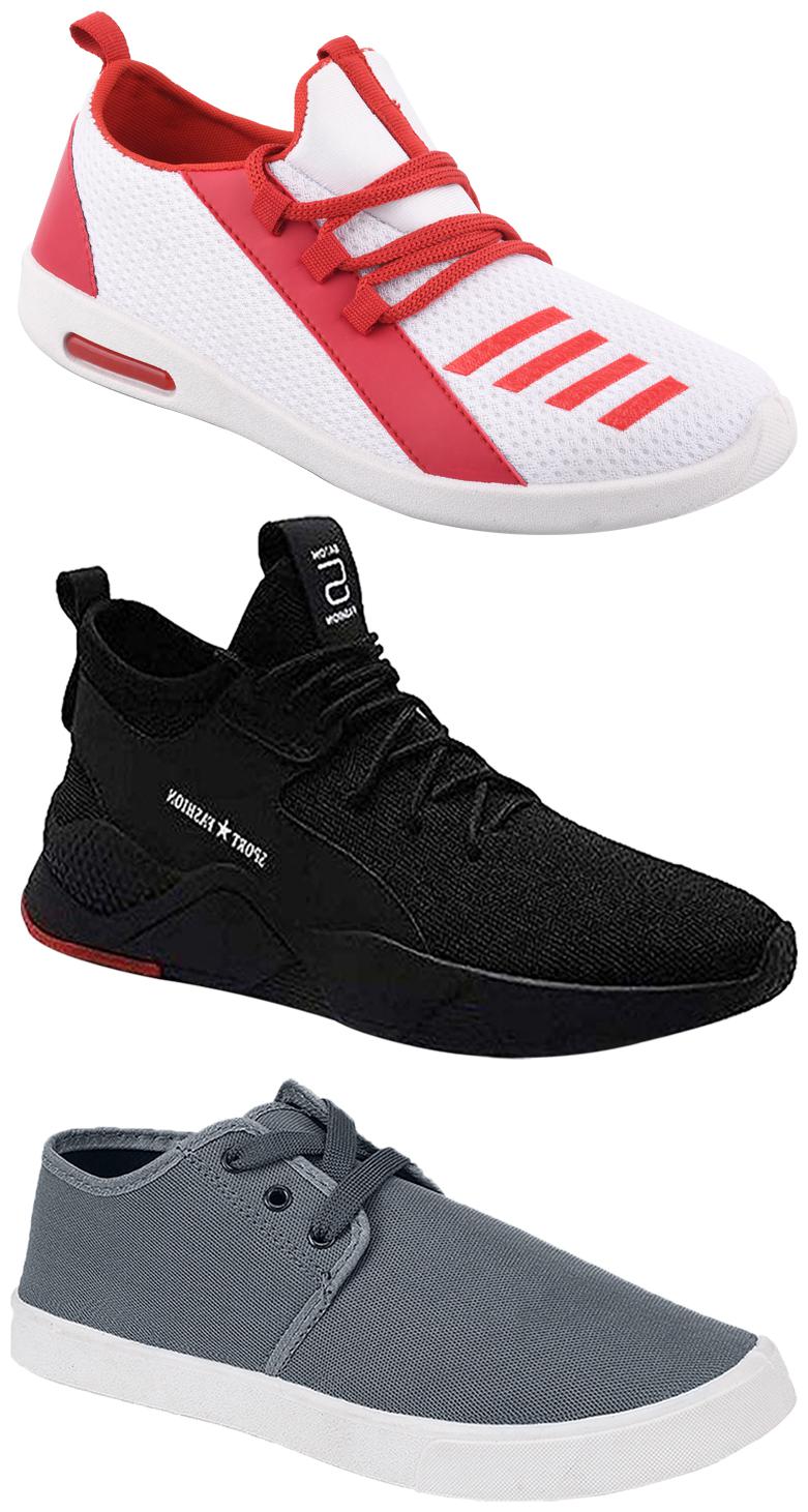 Birde Men Multicolor Mesh Canvas Casual Sports Sneakers Runnning Shoes for Men s Boy s - UK10 (Combo of 3)
Birde Men Multicolor Mesh Canvas Casual Sports Sneakers Runnning Shoes for Men s Boy s - UK10 (Combo of 3)