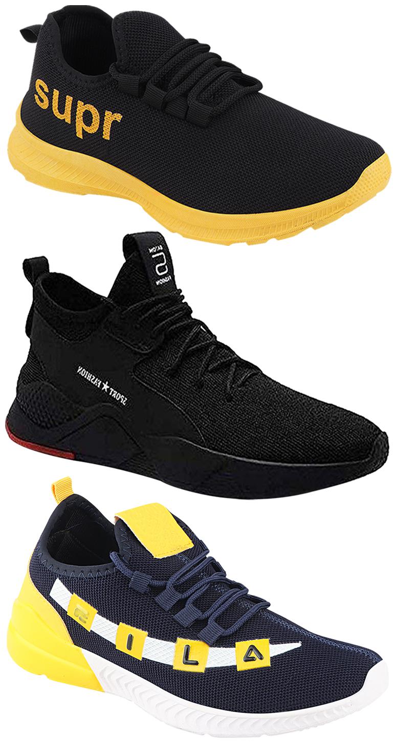 Birde Men Multicolor Mesh Canvas Casual Sports Sneakers Runnning Shoes for Men s Boy s - UK10 (Combo of 3)
Birde Men Multicolor Mesh Canvas Casual Sports Sneakers Runnning Shoes for Men s Boy s - UK10 (Combo of 3)
