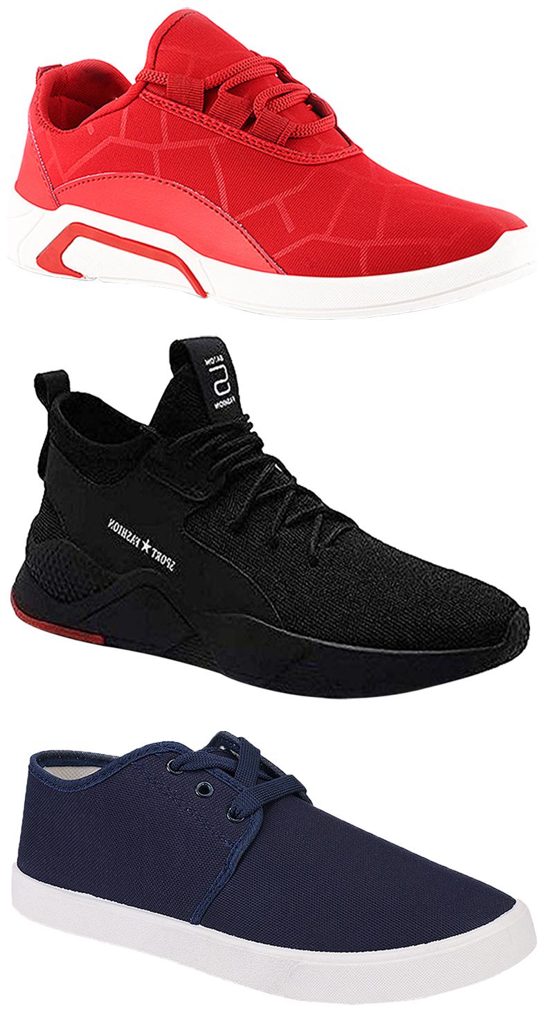 Birde Men Multicolor Mesh Canvas Casual Sports Sneakers Runnning Shoes for Men s Boy s - UK7 (Combo of 3)
Birde Men Multicolor Mesh Canvas Casual Sports Sneakers Runnning Shoes for Men s Boy s - UK7 (Combo of 3)