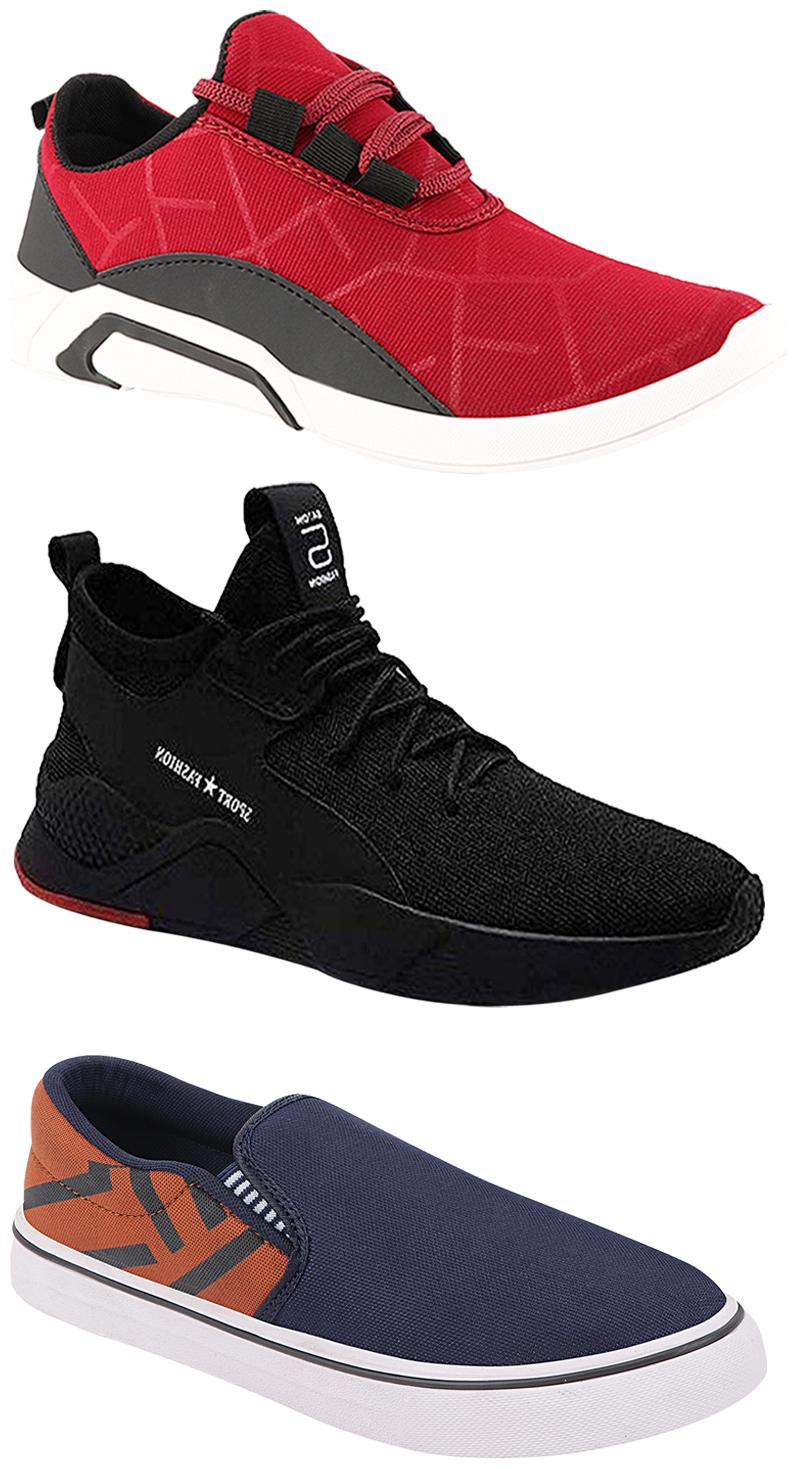 Birde Men Multicolor Mesh Canvas Casual Sports Sneakers Runnning Shoes for Men s Boy s - UK9 (Combo of 3)
Birde Men Multicolor Mesh Canvas Casual Sports Sneakers Runnning Shoes for Men s Boy s - UK9 (Combo of 3)