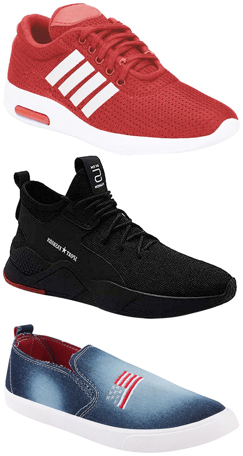 Birde Men Multicolor Mesh Canvas Casual Sports Sneakers Runnning Shoes for Men s Boy s - UK6 (Combo of 3)
Birde Men Multicolor Mesh Canvas Casual Sports Sneakers Runnning Shoes for Men s Boy s - UK6 (Combo of 3)