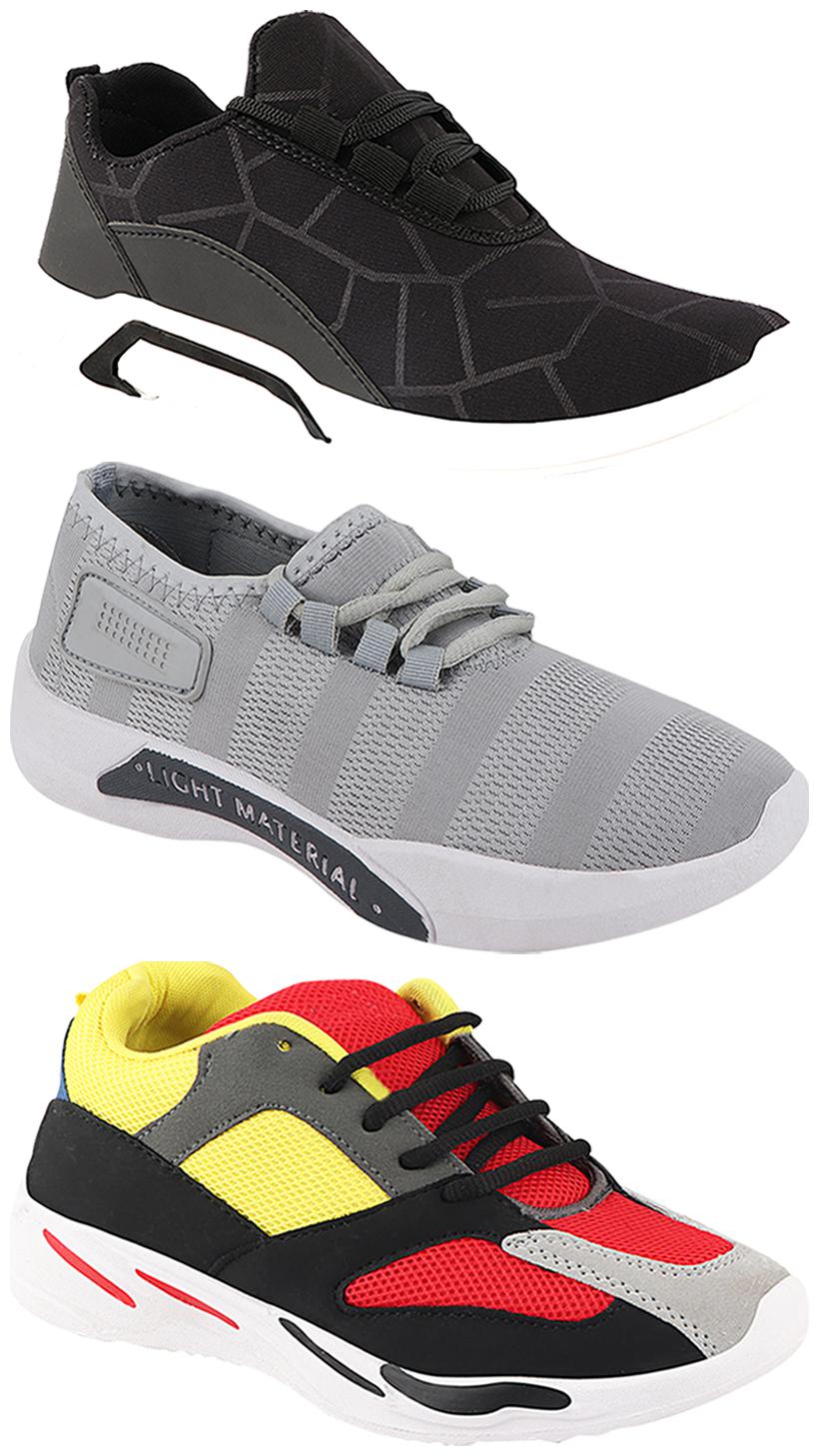 Birde Men Multi-Color Casual Shoes - CASUAL SPORTS SNEAKERS RUNNNING SHOES - BRD-300-BLK-301-GRY-333
Birde Men Multi-Color Casual Shoes - CASUAL SPORTS SNEAKERS RUNNNING SHOES - BRD-300-BLK-301-GRY-333