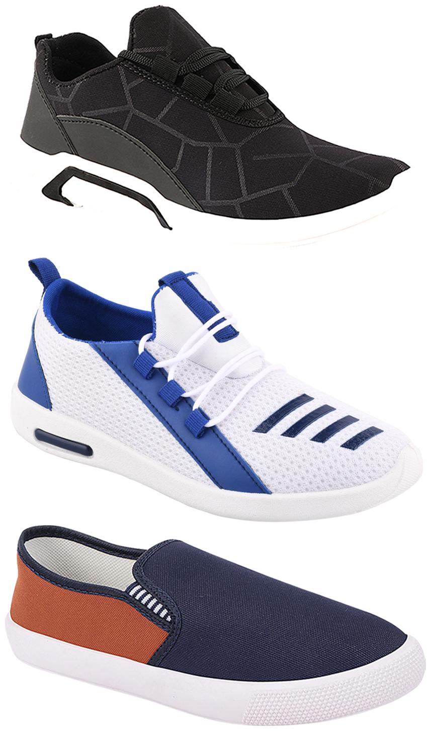 Birde Men Multi-Color Casual Shoes - BRD-300-BLK-309-TAN-375
Birde Men Multi-Color Casual Shoes - BRD-300-BLK-309-TAN-375