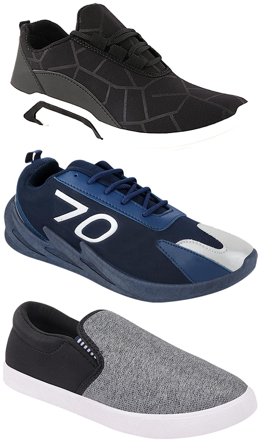 Birde Men Multi-Color Casual Shoes - CASUAL SPORTS SNEAKERS RUNNNING SHOES - BRD-300-BLK-310-SLVR-351
Birde Men Multi-Color Casual Shoes - CASUAL SPORTS SNEAKERS RUNNNING SHOES - BRD-300-BLK-310-SLVR-351