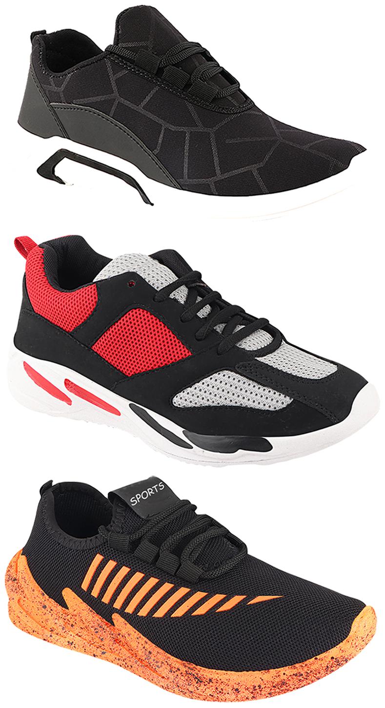 Birde Men Multi-Color Casual Shoes - CASUAL SPORTS SNEAKERS RUNNNING SHOES - BRD-300-BLK-324-ORNG-334
Birde Men Multi-Color Casual Shoes - CASUAL SPORTS SNEAKERS RUNNNING SHOES - BRD-300-BLK-324-ORNG-334