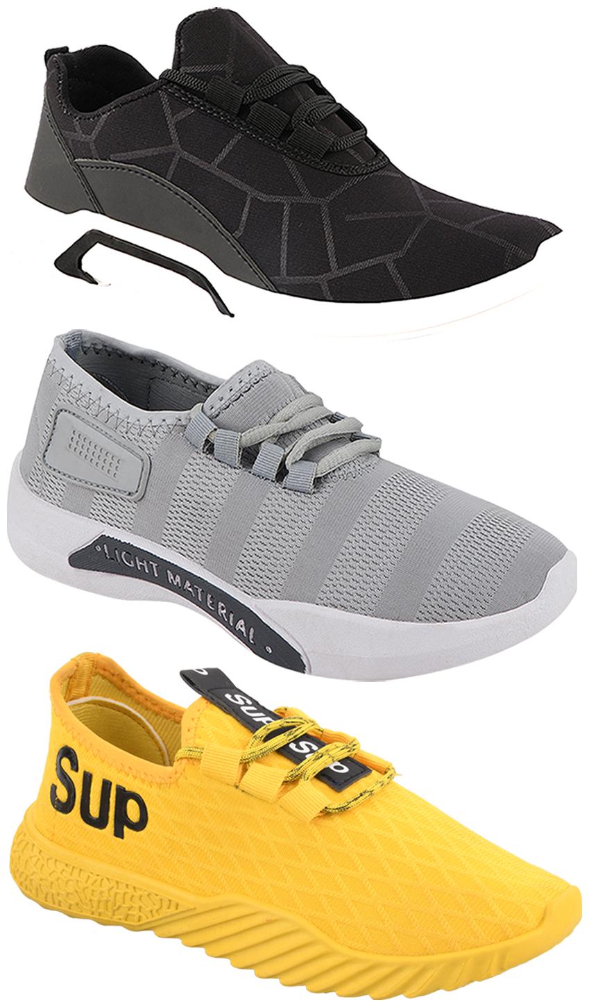 Birde Men Multi-Color Casual Shoes - CASUAL SPORTS SNEAKERS RUNNNING SHOES - BRD-300-BLK-301-GRY-383
Birde Men Multi-Color Casual Shoes - CASUAL SPORTS SNEAKERS RUNNNING SHOES - BRD-300-BLK-301-GRY-383