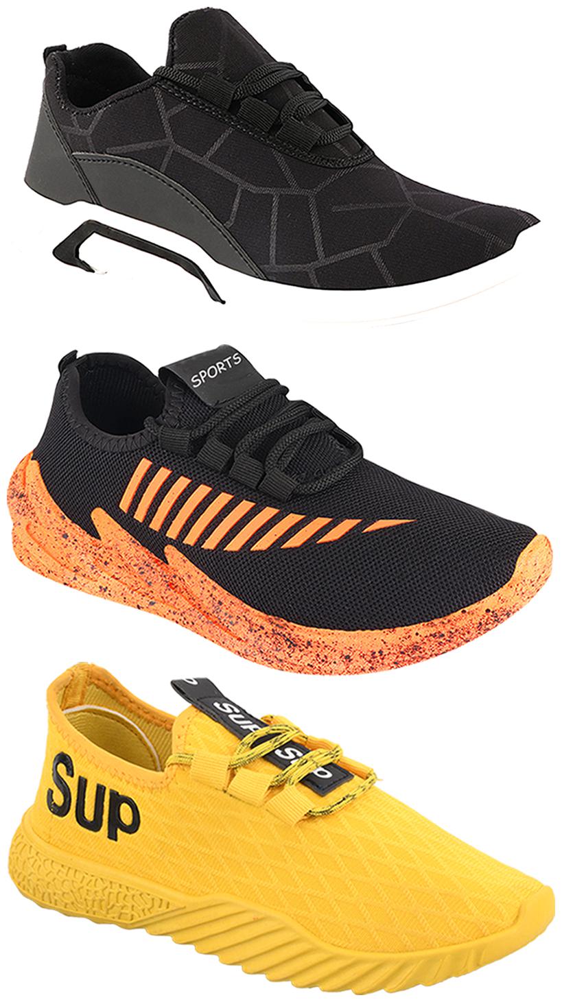Birde Men Multi-Color Casual Shoes - CASUAL SPORTS SNEAKERS RUNNNING SHOES - BRD-300-BLK-324-ORNG-383
Birde Men Multi-Color Casual Shoes - CASUAL SPORTS SNEAKERS RUNNNING SHOES - BRD-300-BLK-324-ORNG-383