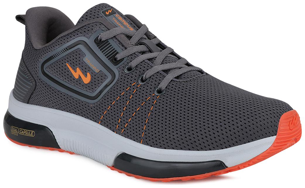 Campus Men Brazil Advance Running Shoes ( Grey )