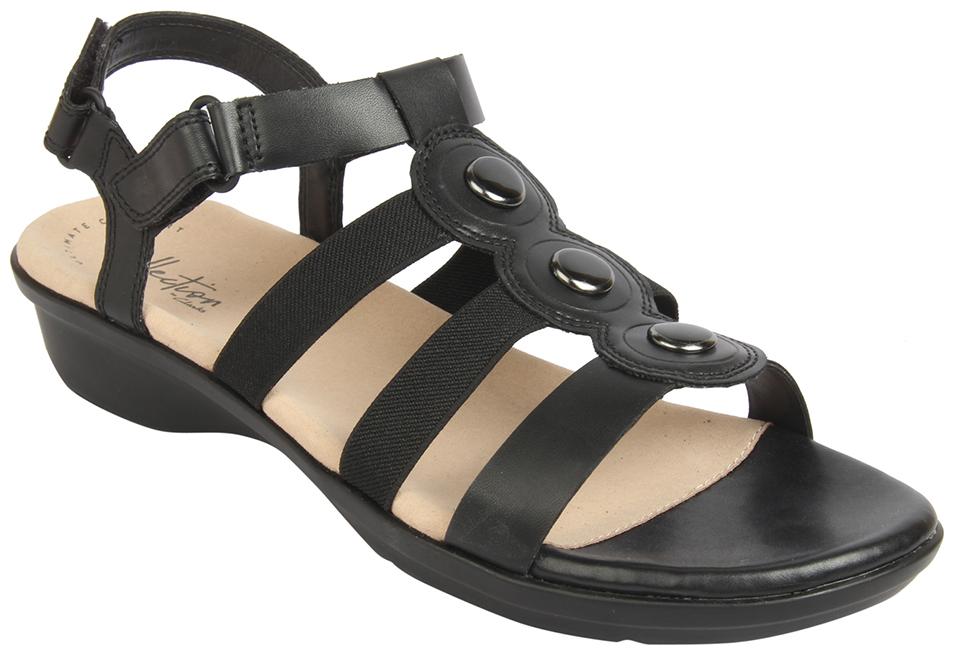 Clarks Women Black Sandals